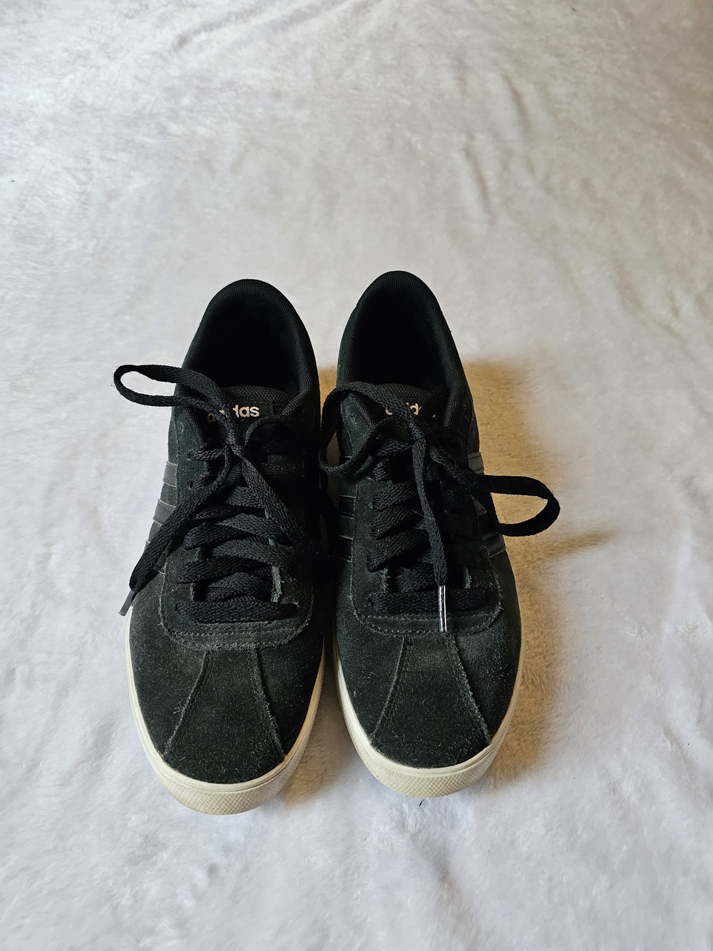 Adidas Black Suede Casual Sneakers